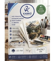 Premium Kraft Kağıt A4 140 gr 100’lü 21x29,7 cm Yazıcı, Baskı ve El İşi Kağıdı