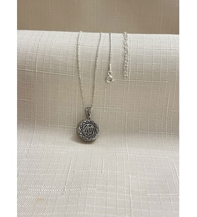 ALLAH YAZILI CEVŞEN 925 AYAR GÜMÜŞ KADIN KOLYE
