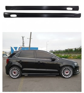 Volkswagen Polo 2010 - 2017 Yan Marşpiyel Rieger (Plastik) (Standart)