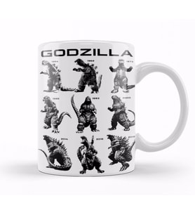 Robzilla Godzilla Years Kupa Bardak Porselen