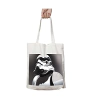 Star Wars Darth Wader Kask iki Tarafı Kalıcı Baskılı Yıkanabilir Okul Plaj Omuz Bez Çantası