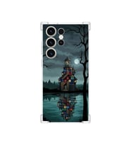 PrintiFy Samsung Galaxy S23ultra ile Uyumlu Simya Serisi Gölge Ve Cam Tasarımlı Uv Baskılı Köşe Korumalı Antişok Kılıf