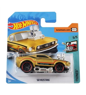 Hot Wheels ‘68 Mustang - 2018 - Tooned - Gold - FJW53 - 1/64