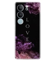 Vivo V29 Kılıf Silikon Desen Özel Seri Love Flow 1664
