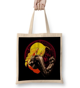 Yellow Hair Alchemist Metal Bez Çanta Uzun Saplı