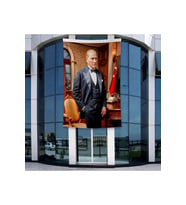 Mustafa Kemal Atatürk Takım Elbiseli Poster Bayrak Raşel Kumal 4x6 metre ATA47