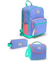 Coral High Derin Mavi Renkli 3'lü Okul Çanta Seti SET0123641