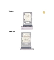 Samsung Galaxy A55 Sim İç Yuvası Çiftli Çiftli sim yuvası ikili sim tepsisi çiftli sim aparatı dual sim çekmecesi