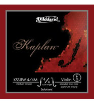 Daddario KS311W Keman Tek Tel  Kaplan, (SOL-G), Silver Wound