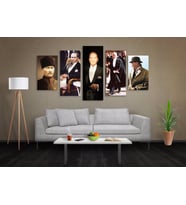 ATATÜRK RESİM MODELLERİ  KANVAS TABLO 208x120cm (Karışık)