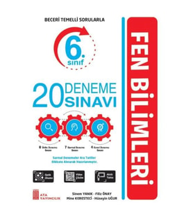 6. Sınıf 20 Deneme Sınavı Fen Bilimleri