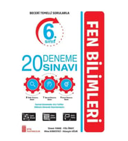 6. Sınıf 20 Deneme Sınavı Fen Bilimleri
