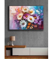 Koç stüdyo Modern tasarım kanvas tablo 50x70 (Çok Renkli)