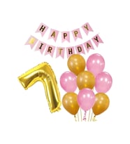 7 Yaş Doğum Günü Kız Pembe