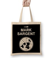 I Am Mark Sargent Flat Earther Bez Çanta Uzun Saplı