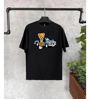 Unisex Çocuk Baskılı T-Shirt - Siyah