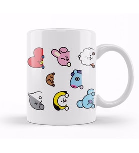 Bt21 Bts Kupa Bardak Porselen