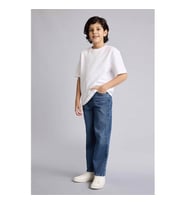 Defacto Wıde Leg Mavi Erkek Çocuk Jean Pantolon F8436A8/NM28