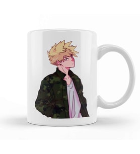 Bakugou Katsukı Hero Kupa Bardak Porselen