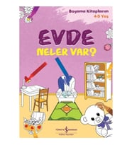 Evde Neler Var? - Boyama Kitaplarım 4-5 Yaş