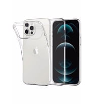 Iphone 12 Pro Max Şeffaf Tıpalı Kamera Korumalı Lüx Silikon Kılıf