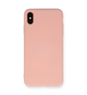 Iphone Xs Kılıf Nano Içi Kadife Silikon - Pembe