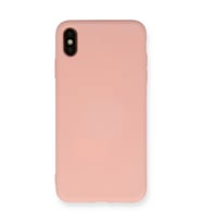 Iphone Xs Kılıf Nano Içi Kadife Silikon - Pembe
