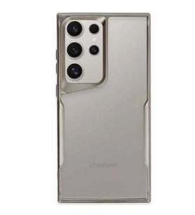 Samsung Galaxy S24 Ultra Kılıf Boyi Silikon Kapak - Titan Gri