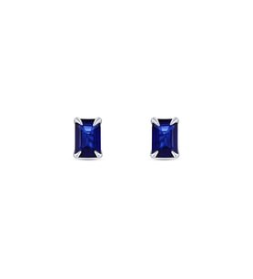 Safir Zümrüt Kesim Küpe