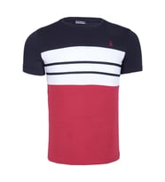 T8593 DEWBERRY ERKEK T-SHIRT-AÇIK LACİVERT