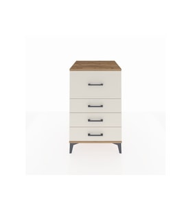 Kronos Komodin 4 Çekmeceli 60x59x96 Çam-Aytaşı