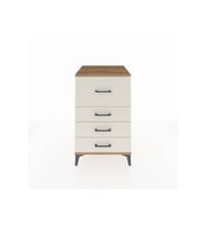 Kronos Komodin 4 Çekmeceli 60x59x96 Çam-Aytaşı