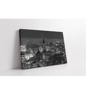 Siyah Beyaz New York Kanvas Tablo