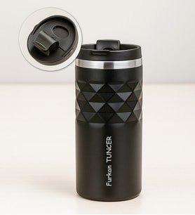 Kişiye Özel Siyah Termos 300 ML