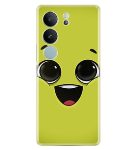 Vivo V29 Kılıf Desenli Silikon Platinium White Green 1833