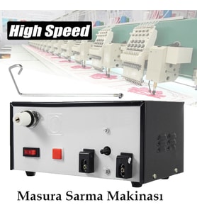 Nakış Dikiş Makinası Otomatik Tekli Masuraya İplik Sarma Makinası