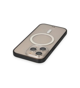 Durukar® iPhone 14 Pro Kılıf Grand Magneticsafe Kapak - Siyah