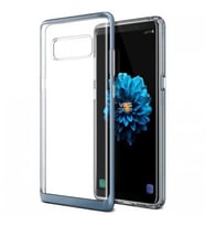 VRS Galaxy Note 8 ile Uyumlu Crystal Bumper Kılıf Blue Coral