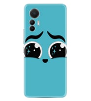 Xiaomi 12 Lite Kılıf Resimli Desenli Silikon Platinium Series Üzgün 1853