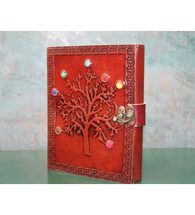 Taşlı Deri Defter