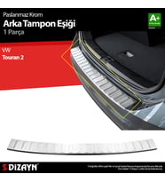 VW Touran 2 Krom Arka Tampon Eşiği 2015 Üzeri