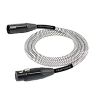 Kırlın MWB-220-BEG-6M-WT Beyaz Mikrofon Kablosu (6 Metre)  Şık Beyaz Tasarım XLR Bağlantı Noktalarında Üstün Tutuş ve Netlik
