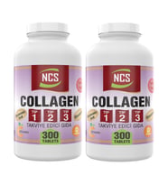 Ncs Collagen () (Tip) 1-2-3 Hyaluronic Acid 2 x 300 Tablet = 600 Tablet C   E   D Vitamini (Renksiz)
