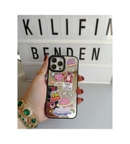 iPhone 12 / 12 Pro Ayıcıklı Aynalı kılıf