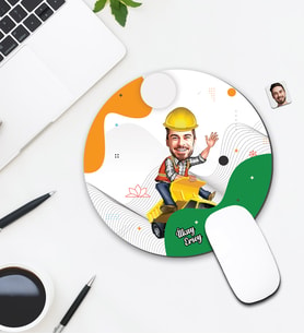 Kişiye Özel Karikatür Tasarımlı Mouse Pad 096