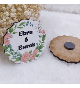 30 Adet Ahşap Buzdolabı Magnet Ucuz-