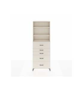 Arges Dolap 3 Raflı 5 Çekmeceli 88x30x243 Aytaşı-Aytaşı