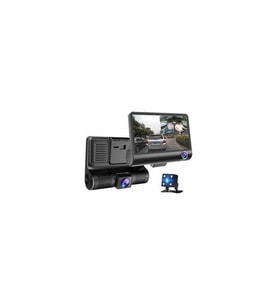 1080P Yol Kayıt 3 Kameralı Araç İçi Kamera Sistemi Gece Görüş+ Geri Vitesli DX400