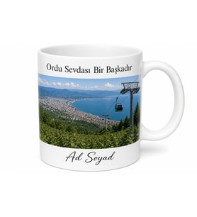 Ordu Memleket Hatırası Fotoğraflı Kupa Bardak Hediye Özel Tasarım