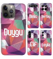 iPhone 7 8 SE 11 12 13 14 15 16 16E 17E Pro Max Plus Air Mini Kılıf YeniSeri Kişiye Özel İsim Yazılı Silikon Kapak Abstract